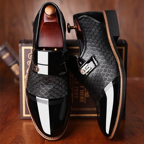 Mens shoes Leather Embossing Classic Fashion Luxury men sho