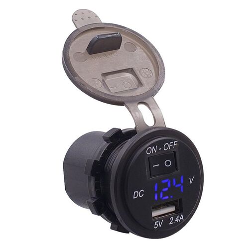 Auto Car Digital Voltmeter 12V Waterproof Volts Gauge Meter