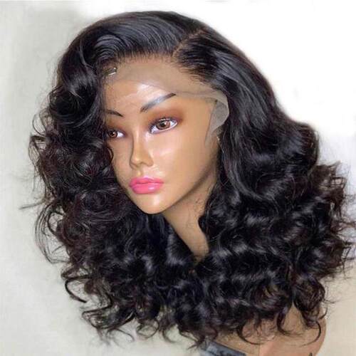 Hair vers, Lace Real-person Hair vers, Wigs, Fluffy Men And