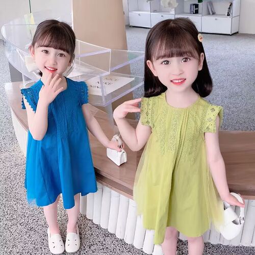 baby girl dresses summer solid cotton sleeveless dress for g