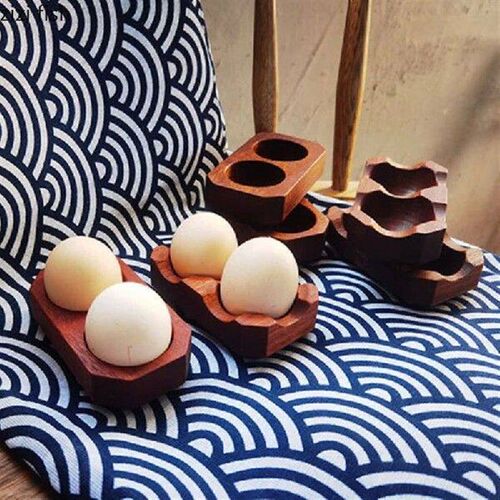 Kitchen Egg Storage Box Wooden Pallets Storage Tray Egg