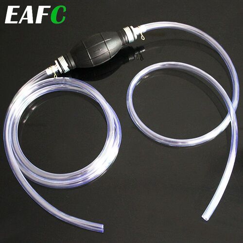 Universal Car Fuel Pump Gas Oil Pump Manual Hand Suction Pip
