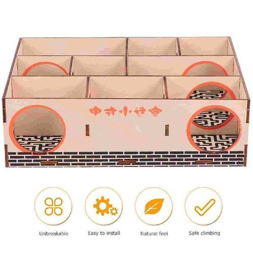Molar Hamster Toy Baby Bedding for Guinea Pigs Wooden Tubes