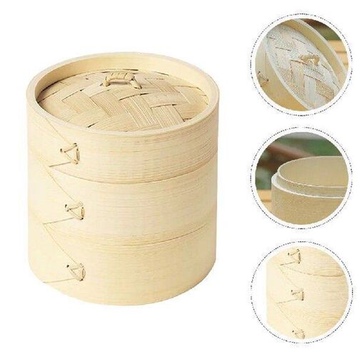 Steam Clothes Steamer Outdoor Compact Bamboo Basket with