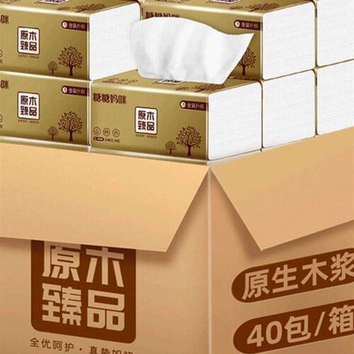 60pcs cartons home tissue toilet paper 抽取式家用卫生纸餐巾