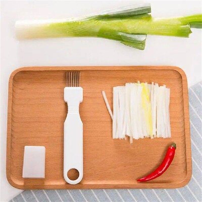 Onion Slicer Scallion Shredder Knife Garlic Crusher Cutter