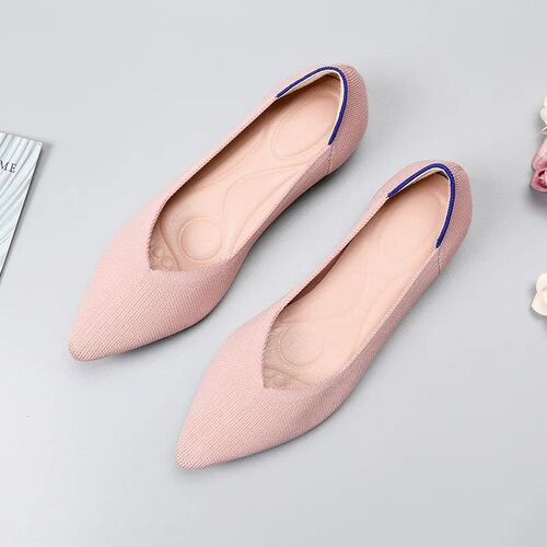 2023 Women Shoes Spring New Leopard Print Solid Color Ballet