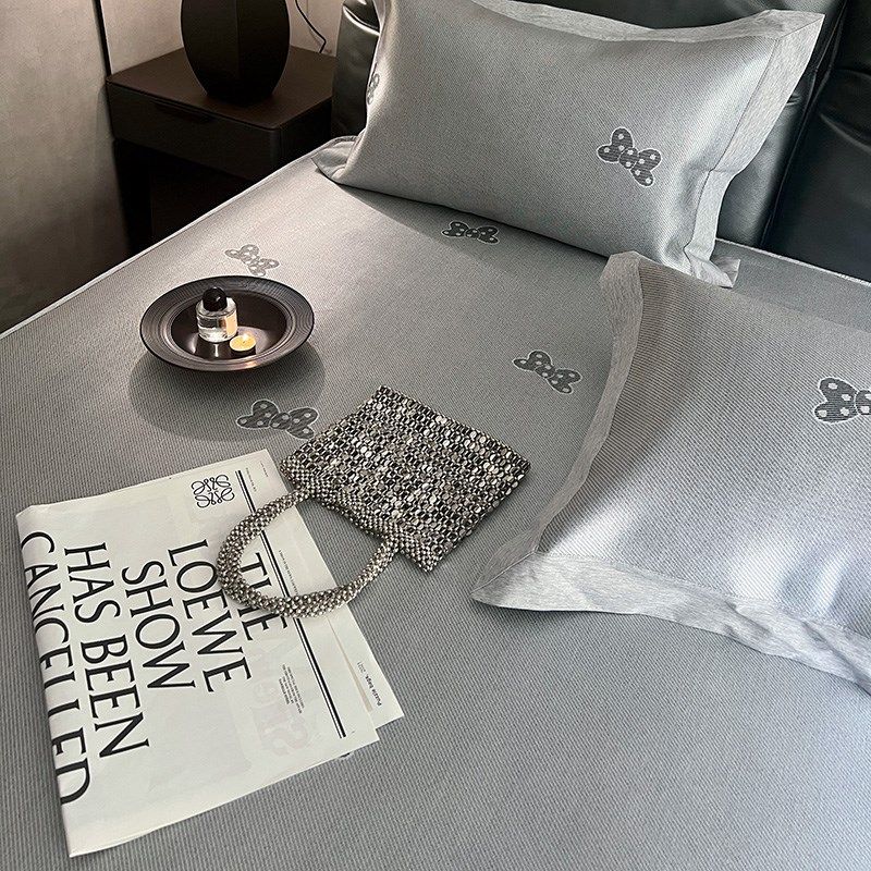 夏天900D高端抑菌凉席床笠款可水洗折叠冰丝席三件空调软席垫子,床上用品,冰丝席,淘宝优惠券,粉丝福利购,淘宝优惠卷