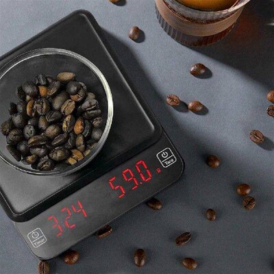 Kitchen Scale with Auto Tare&Touch Sensor Digital Coffee