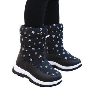 Childrens Snow Boots 2025 Snowflake High-top Cute Fashionab