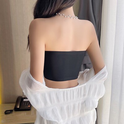 One Piece Sexy Tube Tops Women Strapless Push Up Bra Lingeri