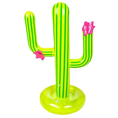 Outdoor Swimming Pool accessories Inflatable Cactus Ring Tos