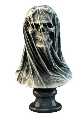 Veil Death Skull Home Decoration Interior art tabletop decor