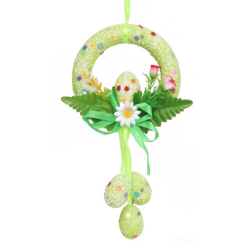 Easter Eggs Garland Multi Color Foam Egg For Home Party Deco