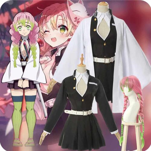 Demon Slayers Kanroji Mitsuri Cosplay Kimetsu no Yaiba Hallo