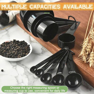 5/10PCS with Scale Measuring Spoon Teaspoon Multipurpose Spo
