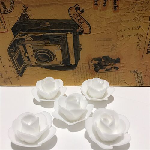 25-250Pcs Artificial Rose Heads Foam 3.5cm Artificial Flower