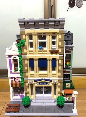 Creatoring Expert Brick Bank Cafe Corner Model Moc Modular H