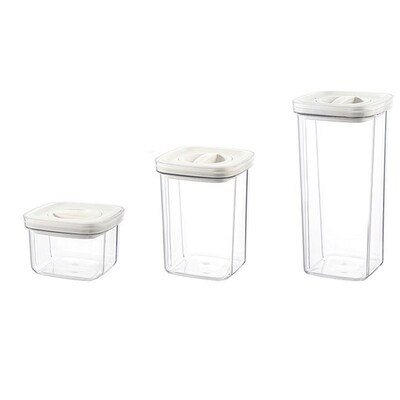 Simple Rotating Sealed Jar for Snack Light Food PET Food Gra