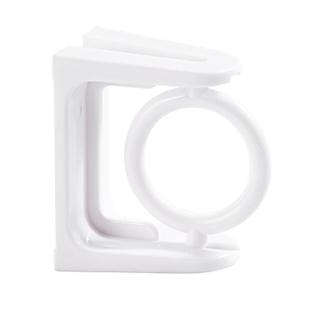 圆环挂钩可旋转免打孔强力粘胶粘钩毛巾杆固定支架伸缩杆窗帘杆托