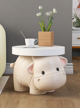 可爱牛牛玄关家用换鞋凳家居饰品门口摆件客厅乔迁新居送礼品