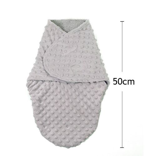 Newborn Wrap Swaddle Warm Soft Fleece Blanket Baby Sleeping