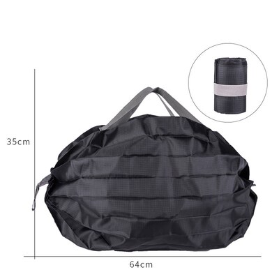 MABULA Small Reusable Shopping Compact Easy Foldable Tote B
