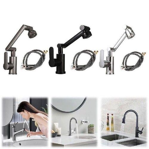1080 Degree Swivel Faucet Rotating Faucet 2 Modes