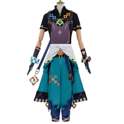 XS-XL IN STOCK Genshin Impact Kinich Cosplay Costume Full
