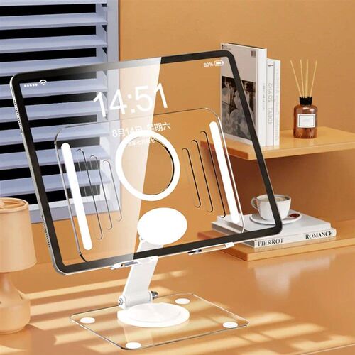 Foldable Reading Book Stand 360 Rotating Multifunctional Lap
