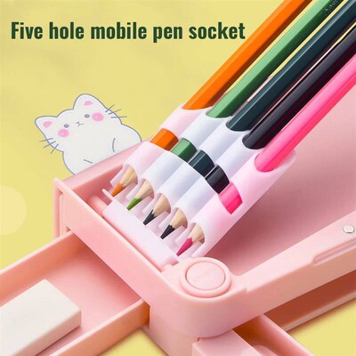 Kawaii Pencil Cases Multifunction Cute Pencil Box Back To Sc