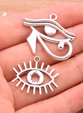 10Pcs 9 Styles Metal Zinc Alloy Mix Sizes Round Triangle Sta