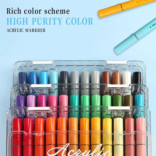 SeamiArt 24/36/60/72color Direct-liquid Acrylic Marker Pen s
