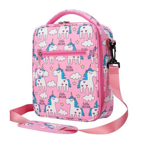 BPA free Children Cartoon Unicorn Lunch Box Bag for Girls