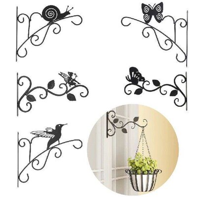 Metal Hanging Pot Plant Iron Hanger Flowerpot Basket Hanger