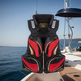 猛禽多功能矶钓救生衣大浮力深海船钓钓鱼马甲背心海钓服透气耐磨