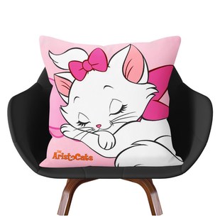 玛丽猫抱枕粉色可爱女生靠枕猫儿历险记沙发枕头汽车办公室护腰大