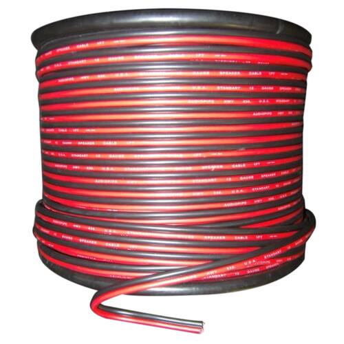 New 22 Gauge 15m Red Black Zip Wire AWG Cable Power Ground