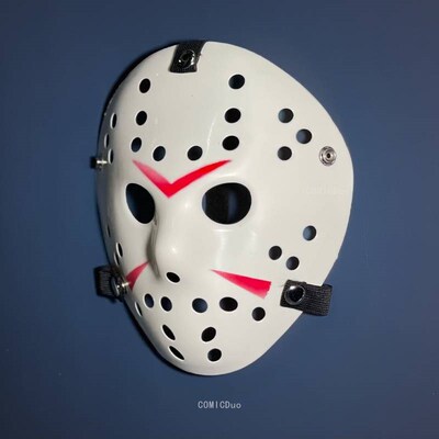 Halloween costume mask masquerade party thickened Jason scar