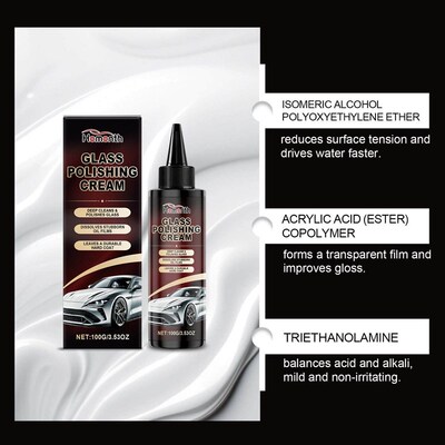 HOMONTH Auto Glass Care Kit - Daily cleaning, shine restorat