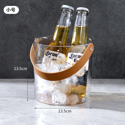 Transparent Desktop Storage Bucket Multipurpose Storage Box