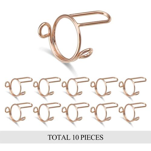 10 Pieces Sets Thin Nail Rings for Ladys Daily Fingertip Pro