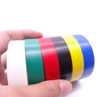 6Pcs/Lot 600V 3M Vinyl Electrical Tape 1500# Leaded PVC Rubb
