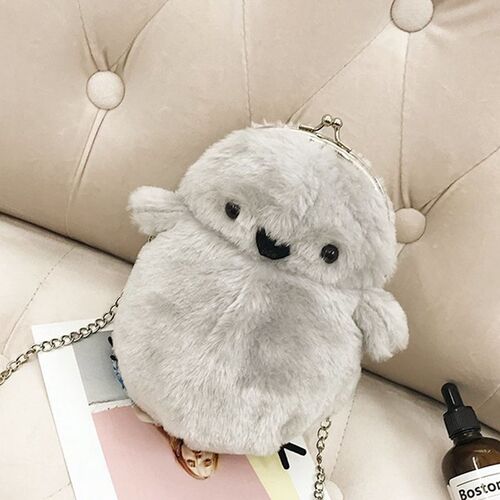 Cute Soft Plush Little Chicken Toy Wallet Children Shoulder