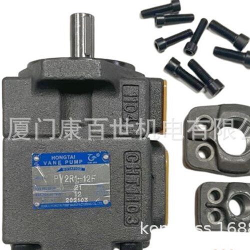 YLC叶片泵PV2R1-17F1 LOW NOISE VANE PUMU YONGLING液压泵电动款