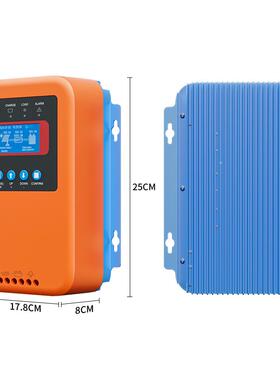 100A热销MPPT太阳能控8制器光t伏池板mpp电充电控制器新款0A100A