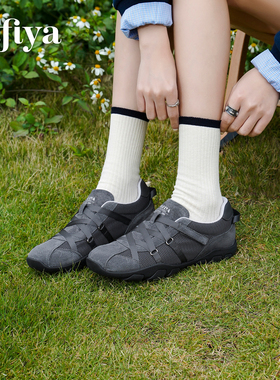 索菲娅阿甘鞋女款春新款芭蕾风小众交叉带轻便百搭软底运动休闲鞋