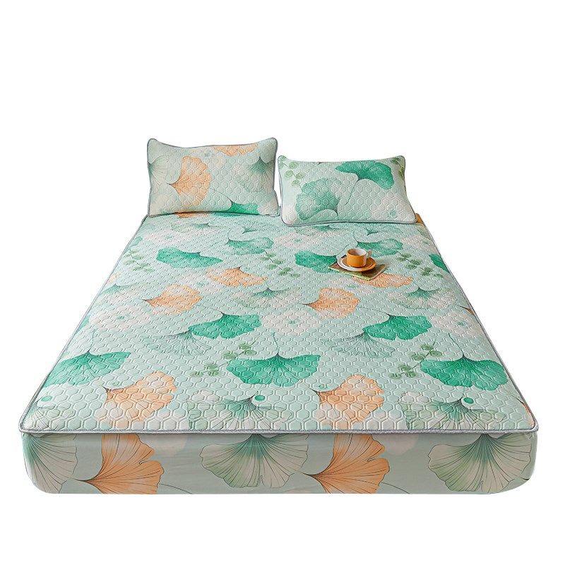 夏天乳胶凉席床笠罩三件冰丝可水洗凉感学生宿舍单人床垫保护,床上用品,乳胶席,淘宝优惠券,粉丝福利购,淘宝优惠卷