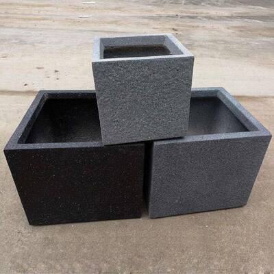 阳台种菜箱盆正形水泥花莓草槽大小空方中套装种植玻璃纤维fax42