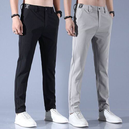Thin Casual Trousers Mens Loose Ice Silk Quick-drying All-m